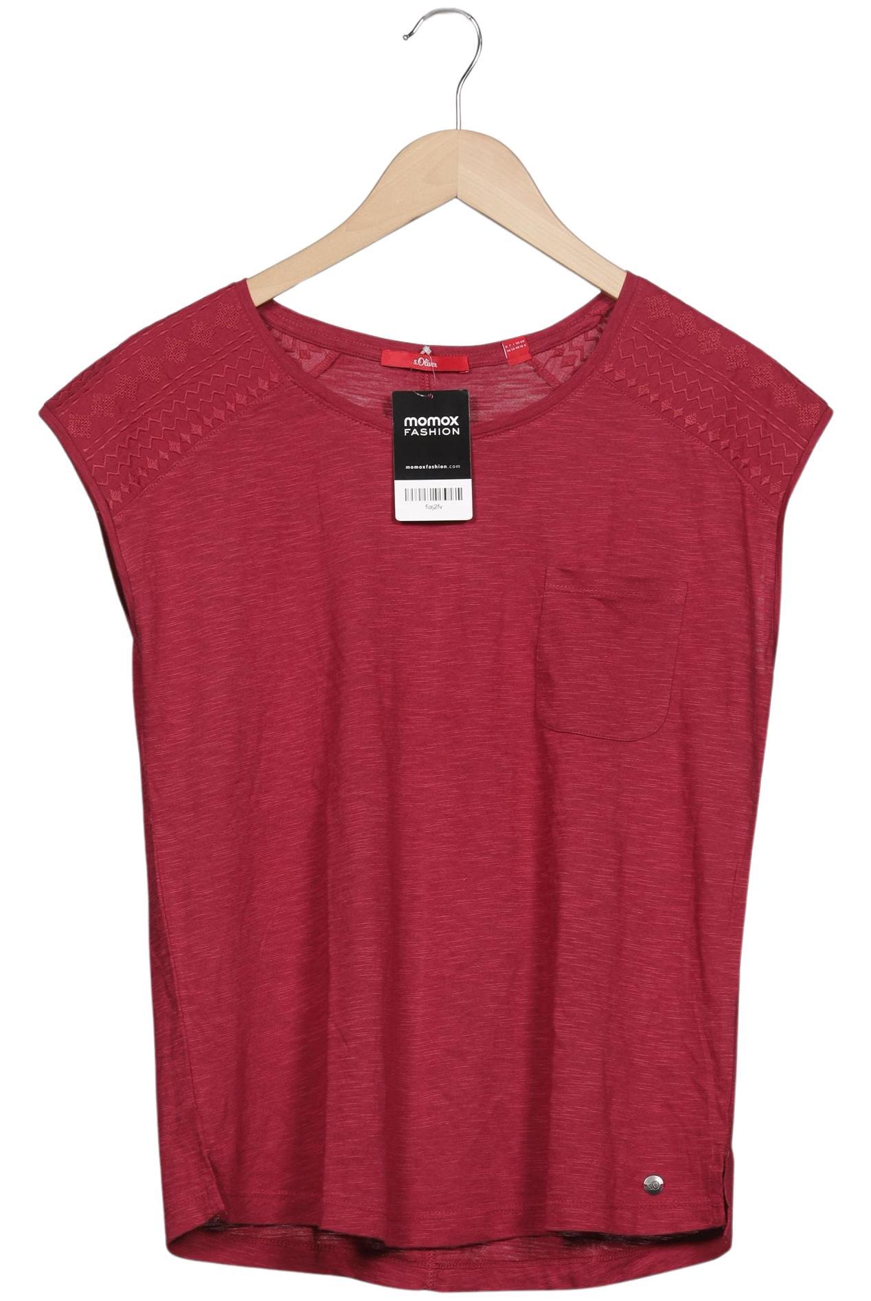 

s.Oliver Damen T-Shirt, bordeaux, Gr. 36