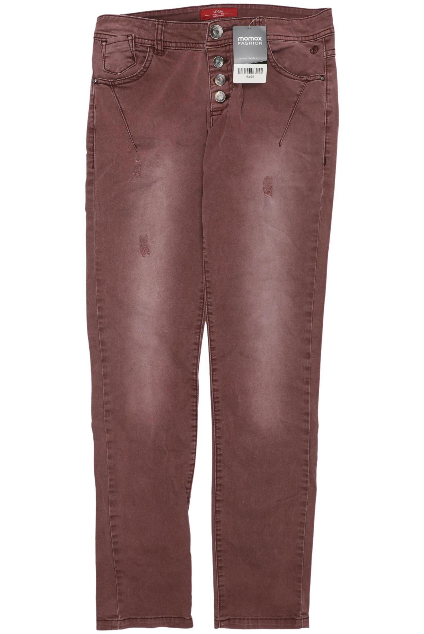 

s.Oliver Damen Jeans, bordeaux, Gr. 29
