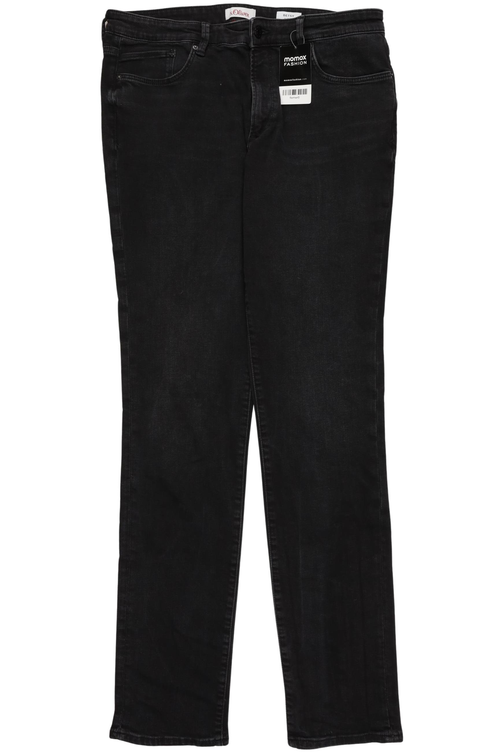 

s.Oliver Damen Jeans, schwarz, Gr. 42