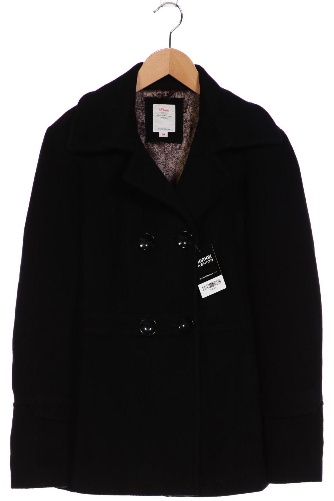 

s.Oliver Damen Jacke, schwarz, Gr. 38