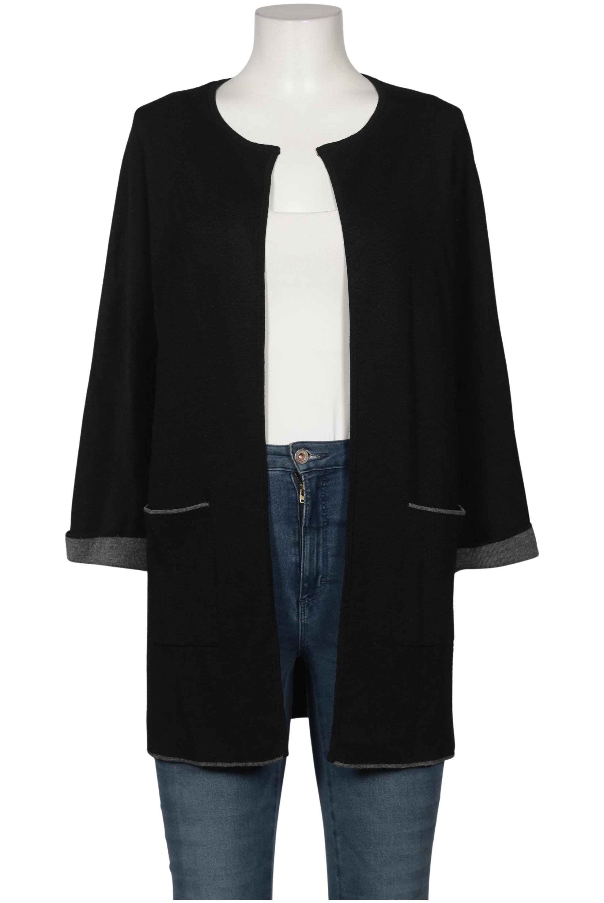 

s.Oliver Damen Strickjacke, schwarz, Gr. 38