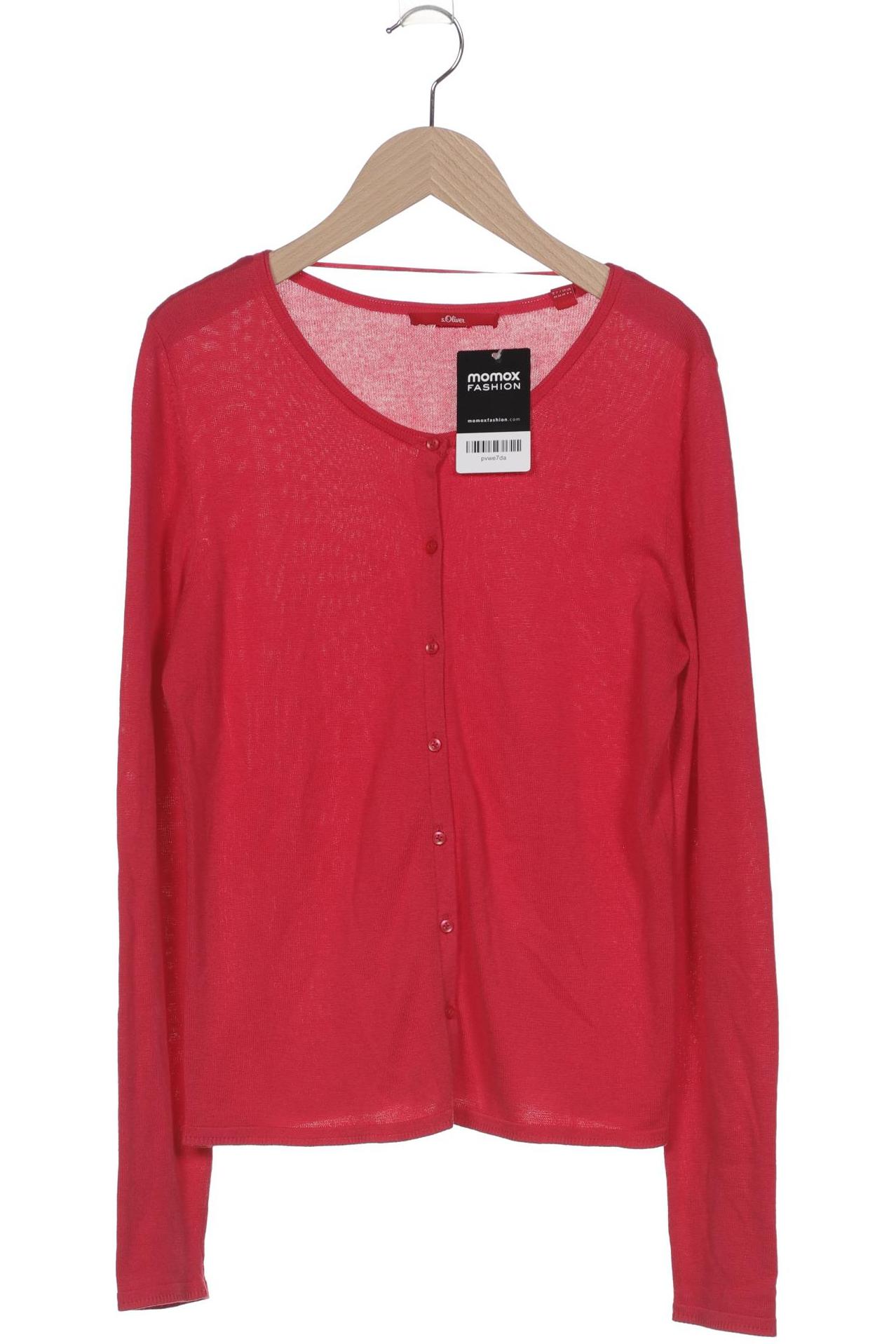 

s.Oliver Damen Strickjacke, rot, Gr. 34