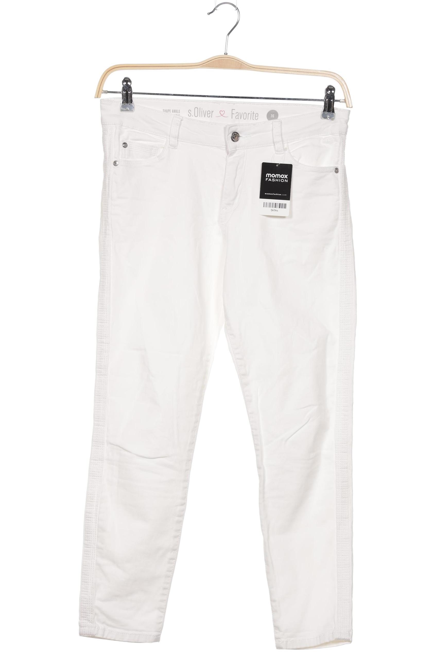 

s.Oliver Damen Jeans, weiß, Gr. 36