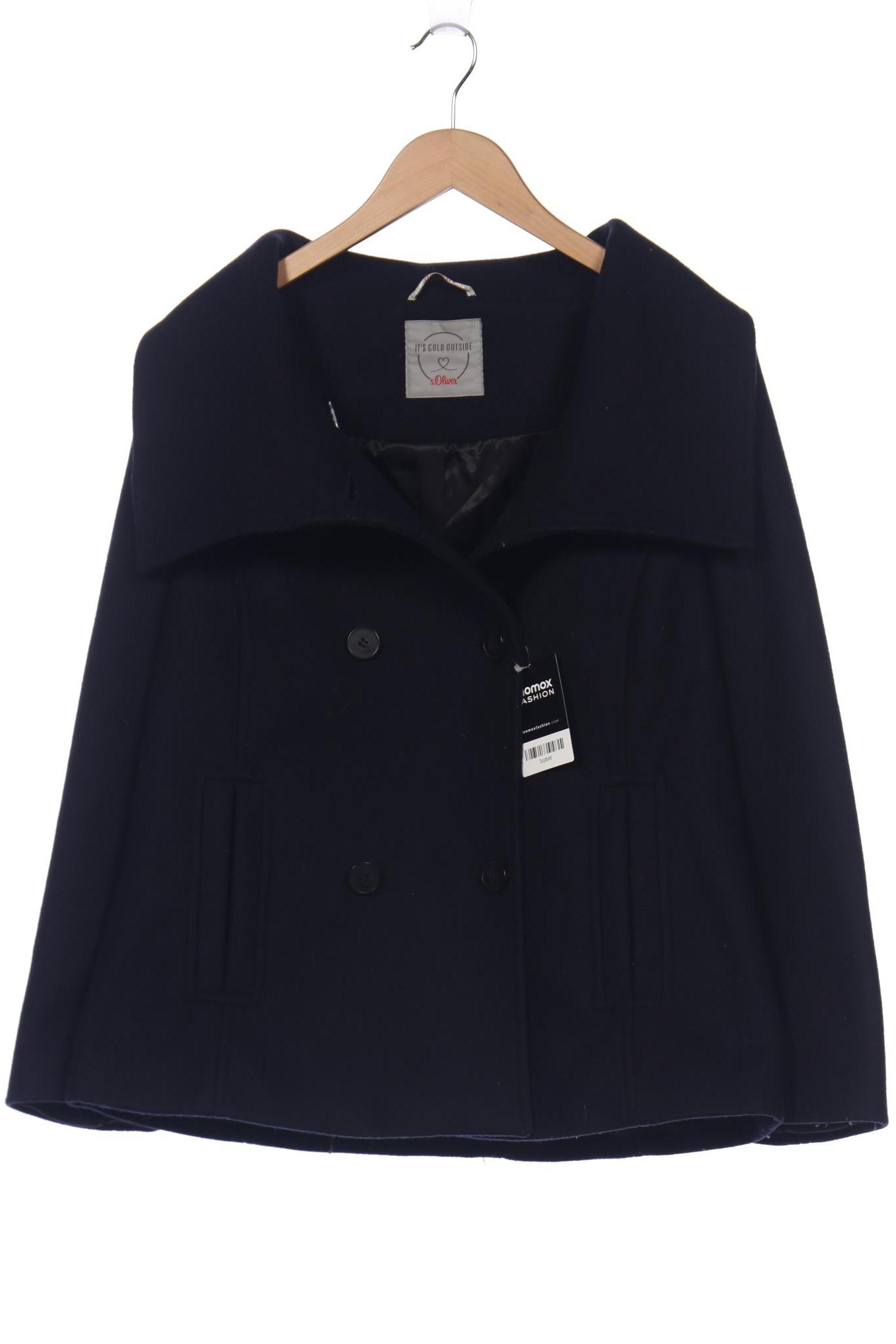 

s.Oliver Damen Mantel, marineblau, Gr. 42