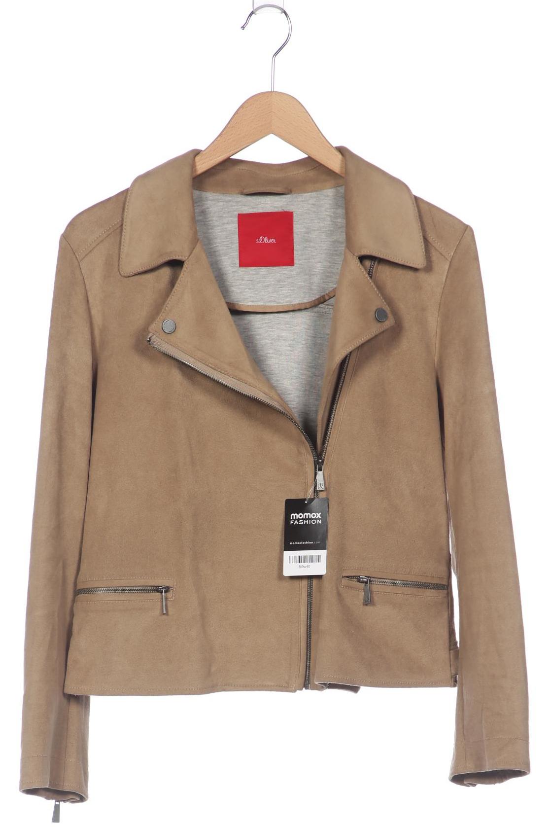 

s.Oliver Damen Jacke, beige, Gr. 42