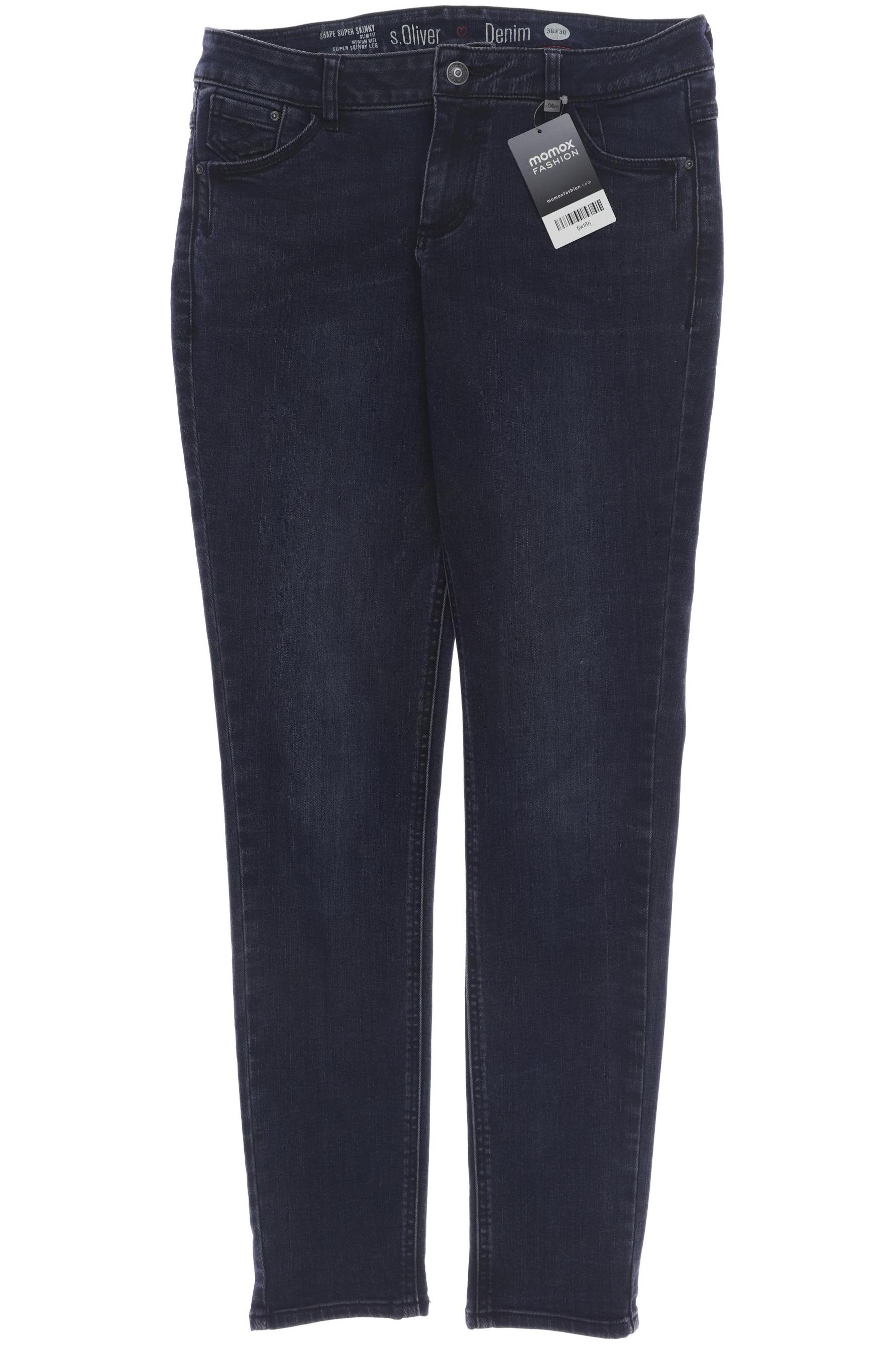 

s.Oliver Damen Jeans, marineblau
