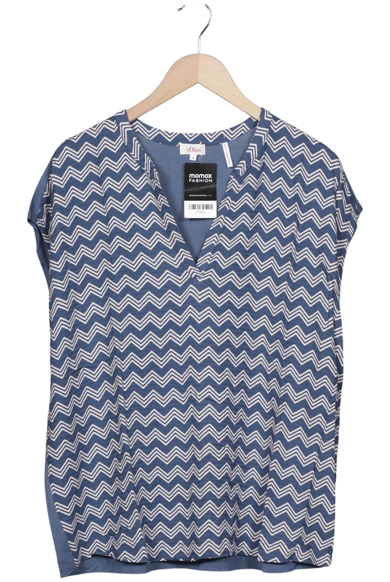 

s.Oliver Damen T-Shirt, blau, Gr. 46