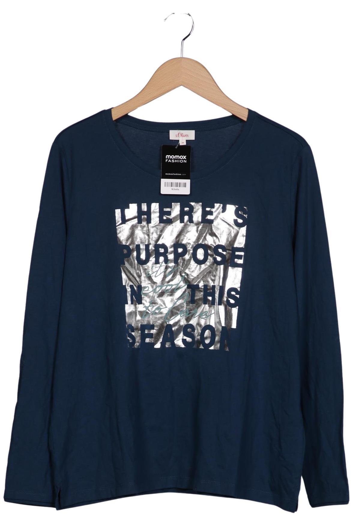 

s.Oliver Damen Langarmshirt, mehrfarbig, Gr. 44