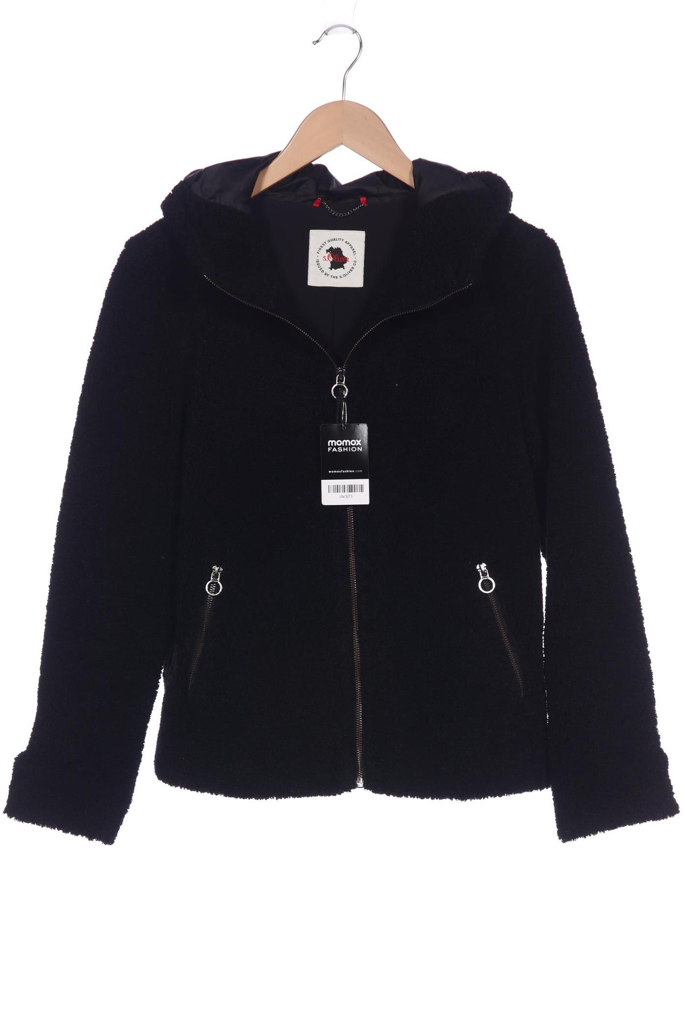 

s.Oliver Damen Jacke, schwarz, Gr. 38