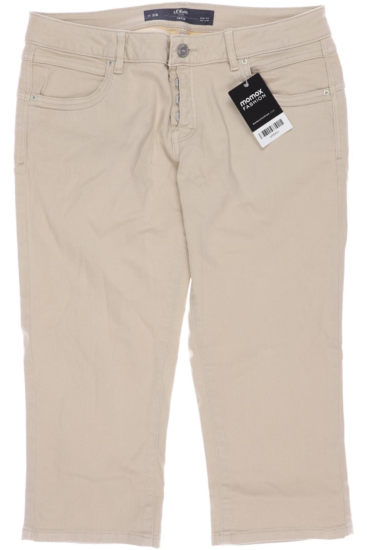 

s.Oliver Damen Jeans, beige, Gr. 28