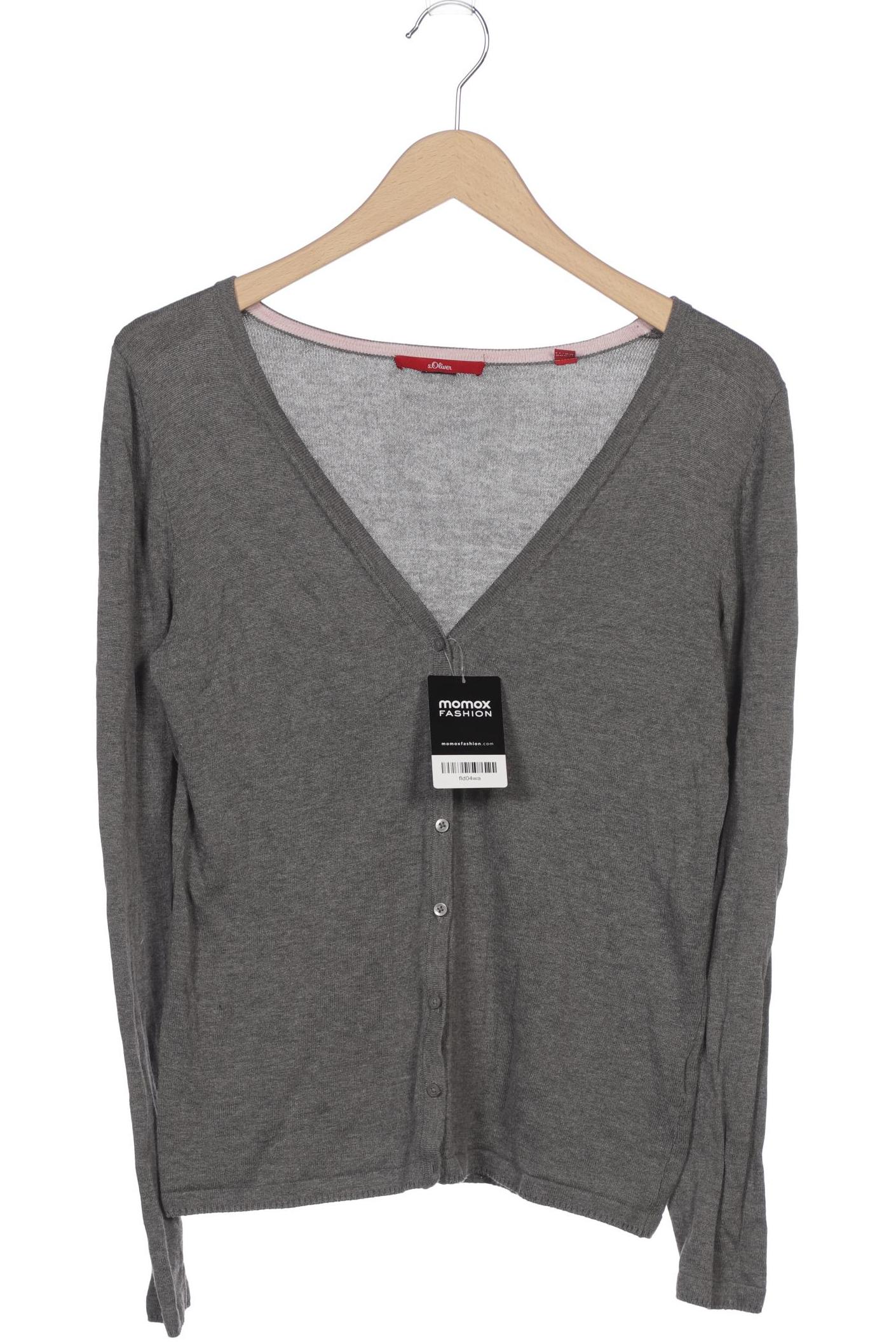 

s.Oliver Damen Strickjacke, grau