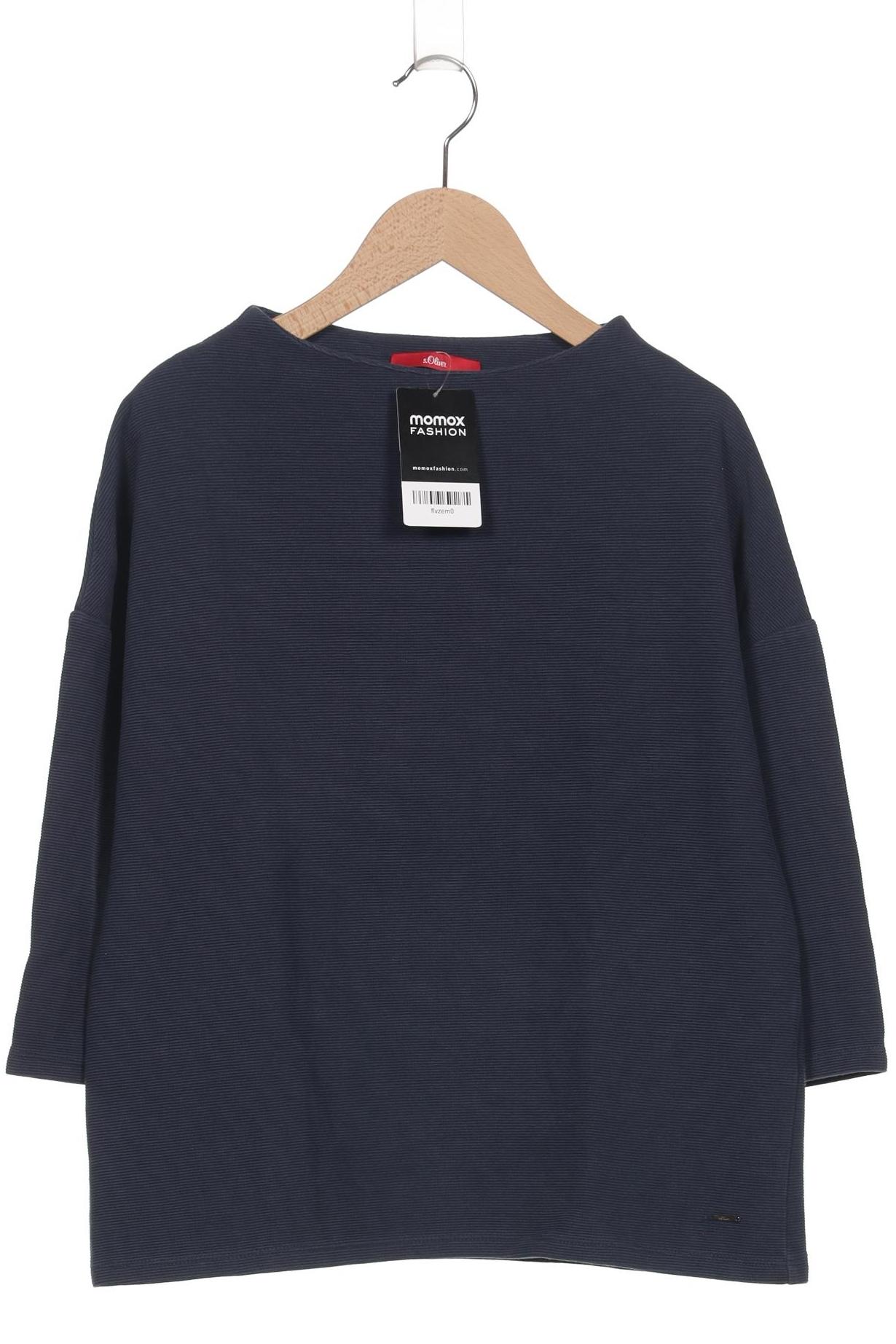 

s.Oliver Damen Langarmshirt, marineblau, Gr. 36
