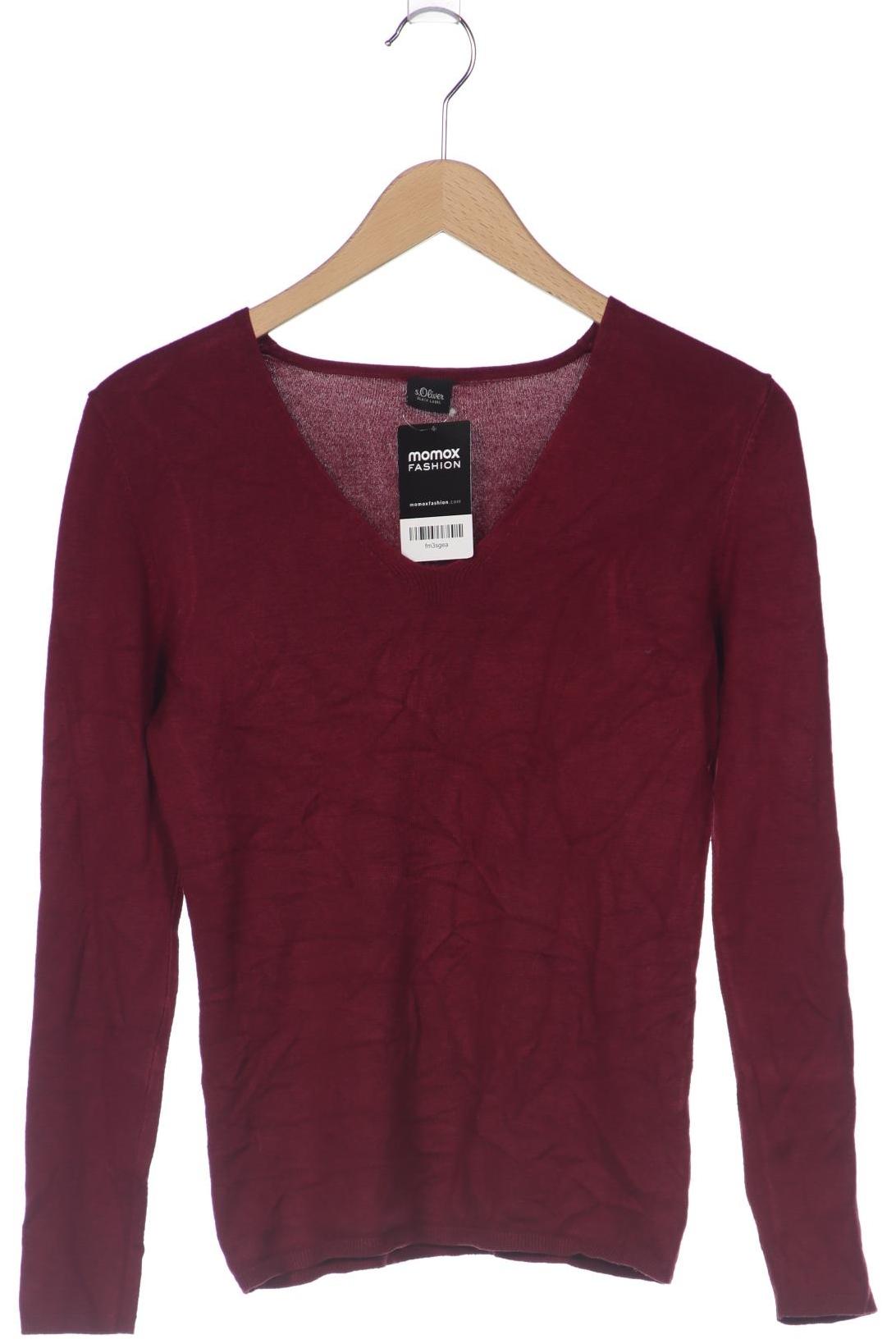 

s.Oliver Damen Langarmshirt, bordeaux, Gr. 36