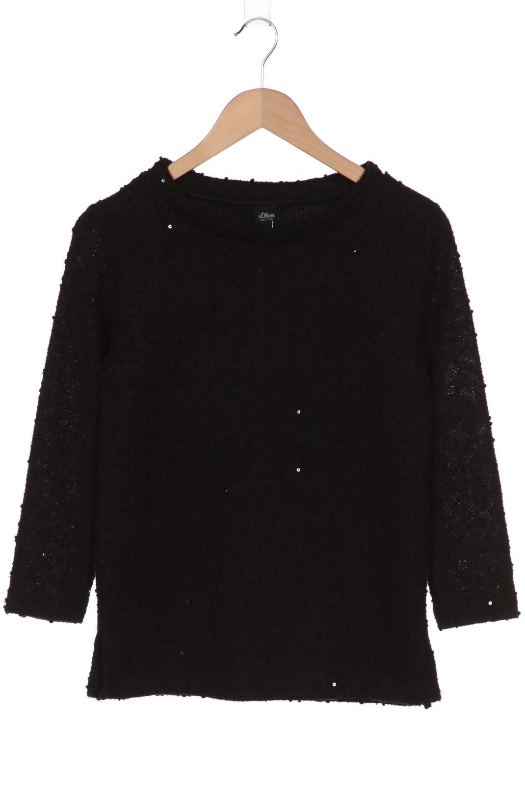 

s.Oliver Damen Pullover, schwarz