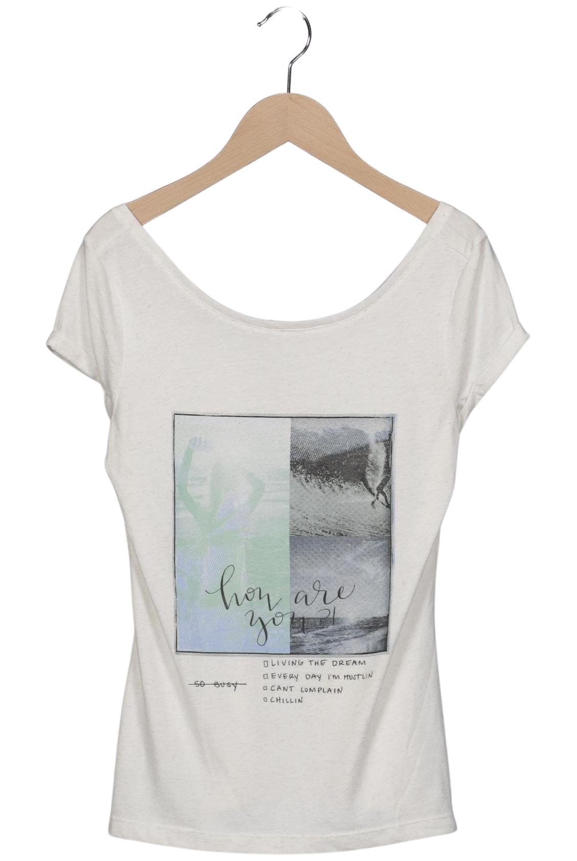 

s.Oliver Damen T-Shirt, cremeweiß, Gr. 34