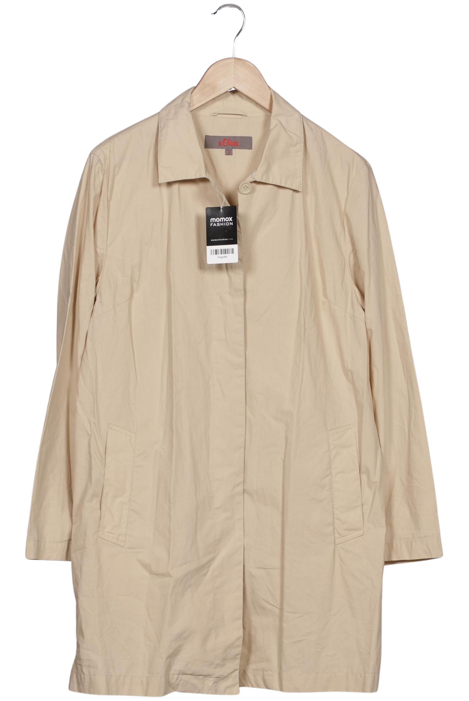 

s.Oliver Damen Mantel, beige, Gr. 40