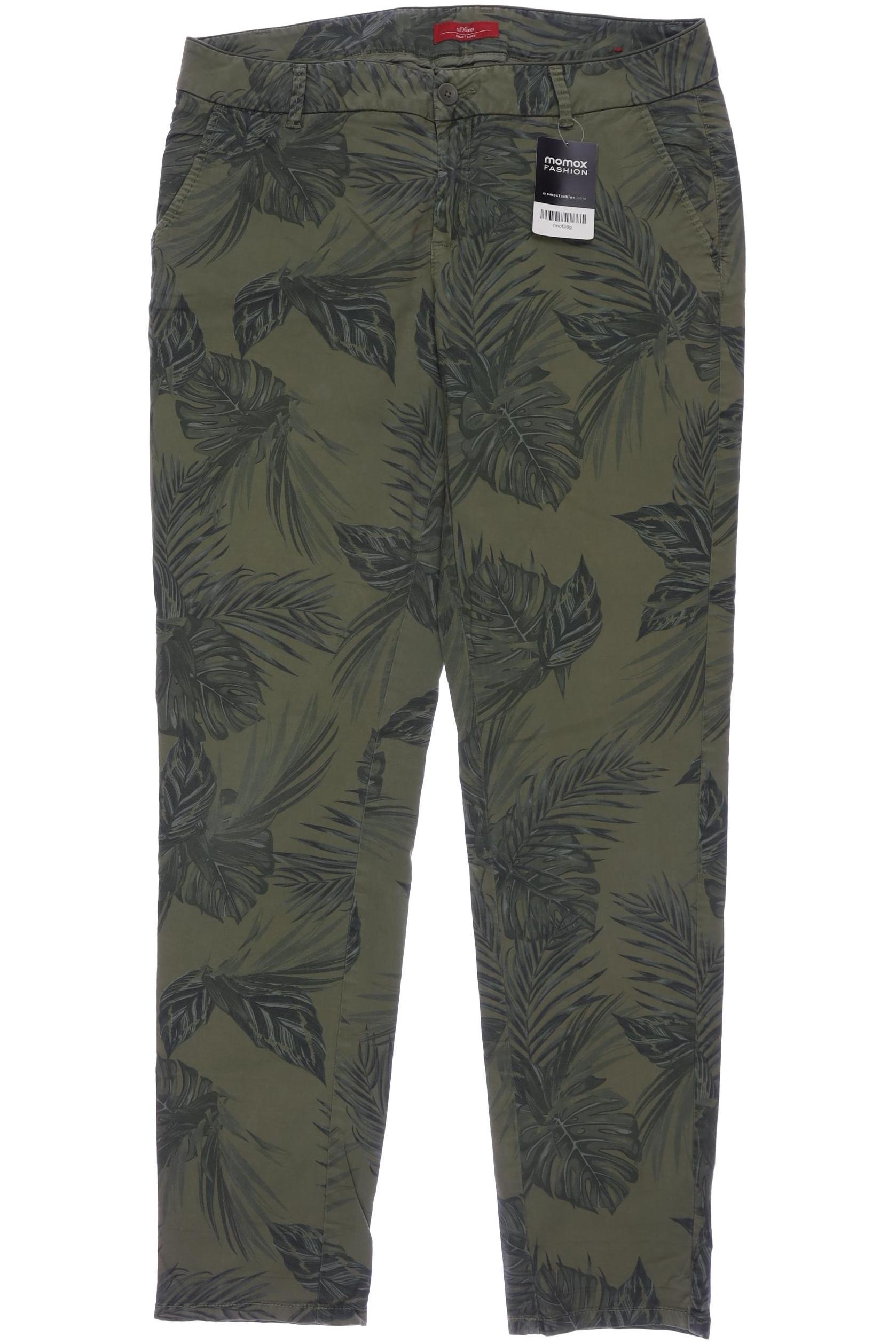 

s.Oliver Damen Stoffhose, grün, Gr. 40