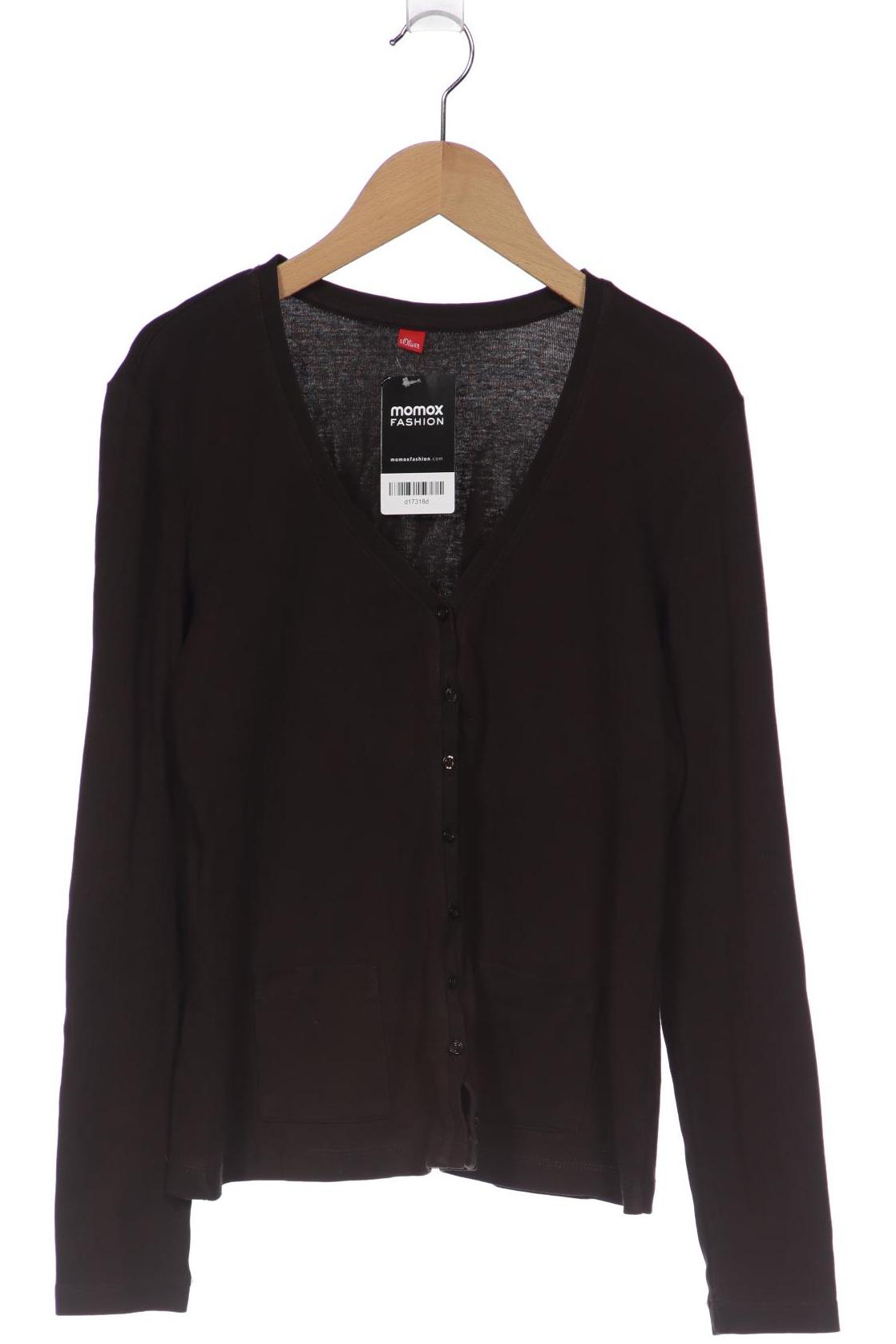 

s.Oliver Damen Strickjacke, braun, Gr. 38