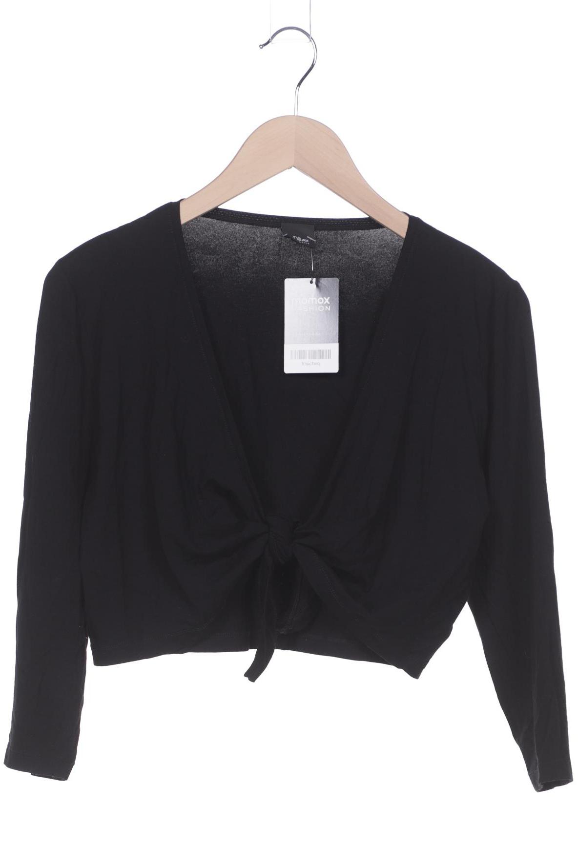 

s.Oliver Damen Strickjacke, schwarz