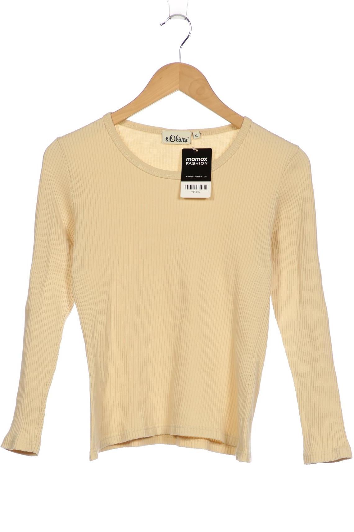 

s.Oliver Damen Langarmshirt, cremeweiß, Gr. 44