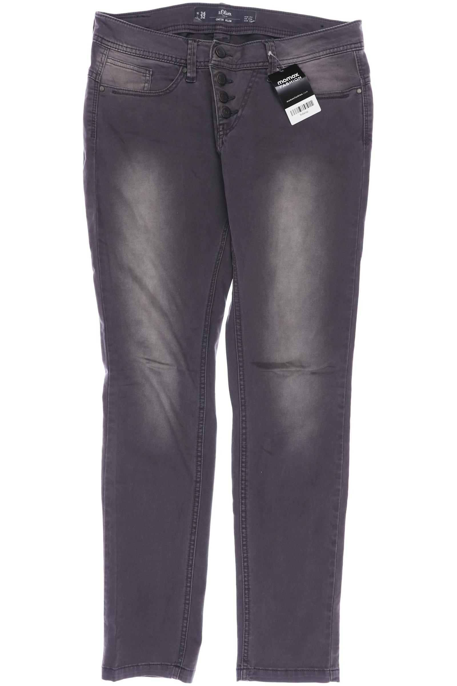 

s.Oliver Damen Jeans, grau