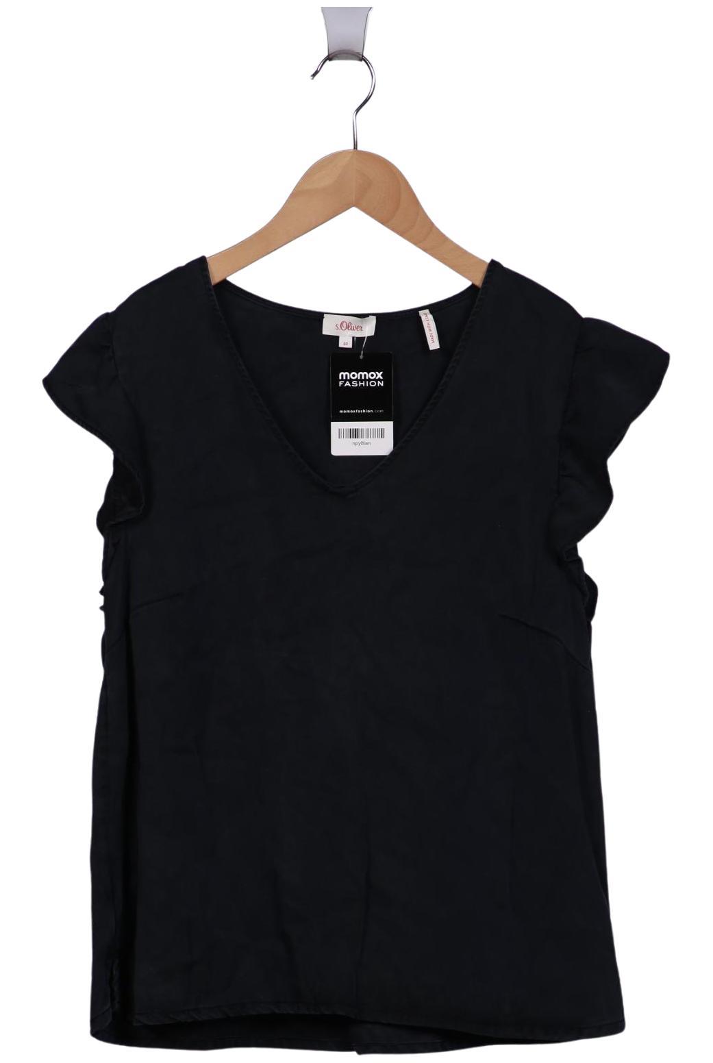 

s.Oliver Damen Bluse, schwarz, Gr. 40