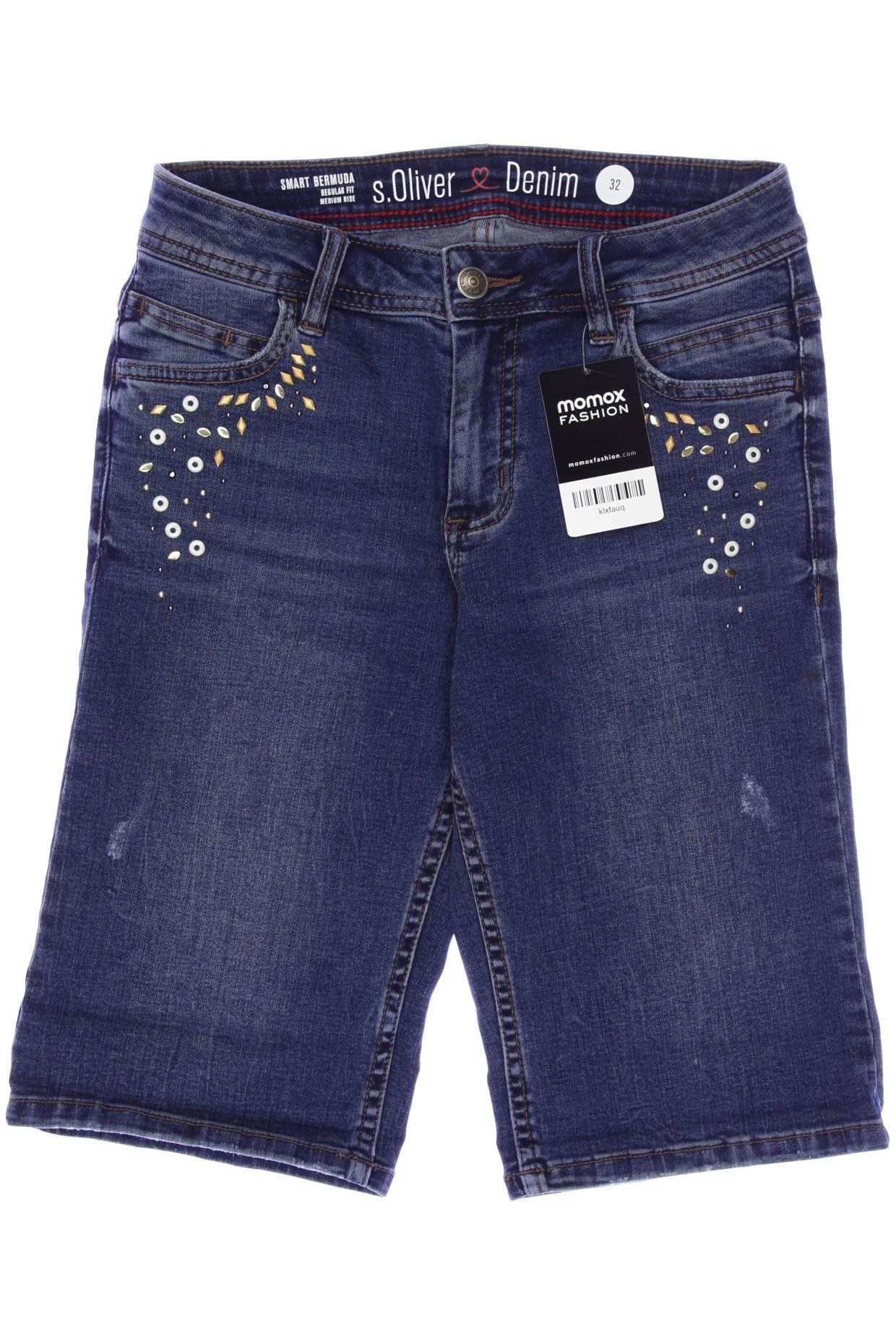 

s.Oliver Damen Shorts, blau, Gr. 32