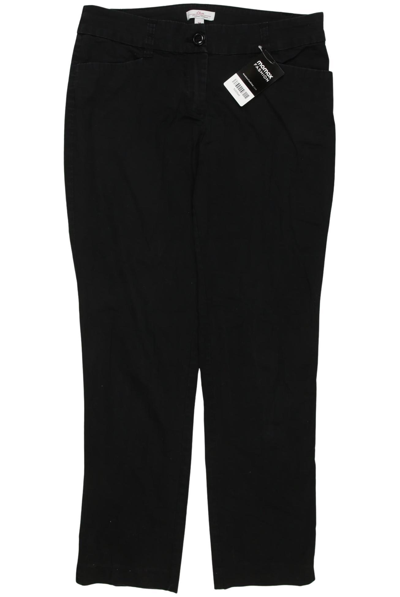 

s.Oliver Damen Stoffhose, schwarz, Gr. 38
