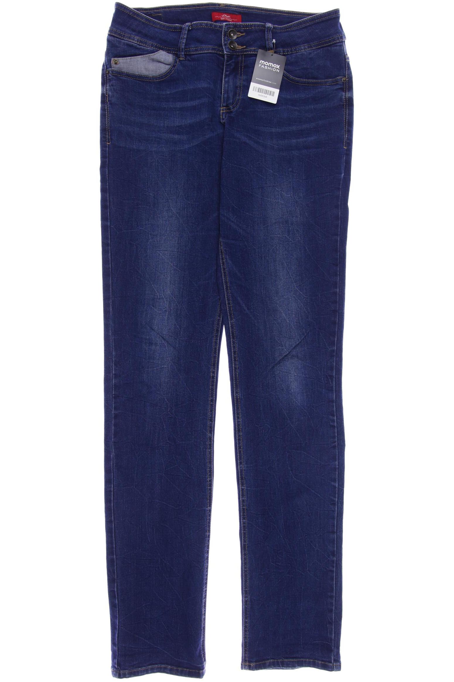 

s.Oliver Damen Jeans, marineblau