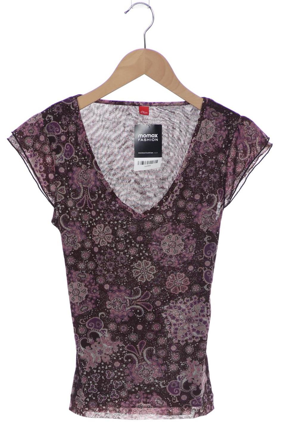 

s.Oliver Damen T-Shirt, braun, Gr. 36