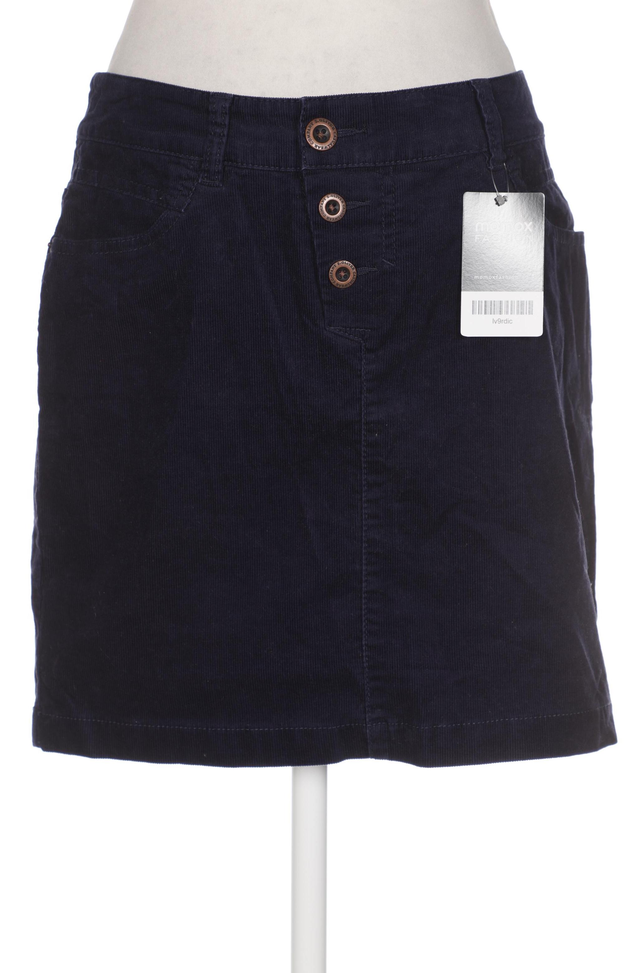 

s.Oliver Damen Rock, marineblau, Gr. 34