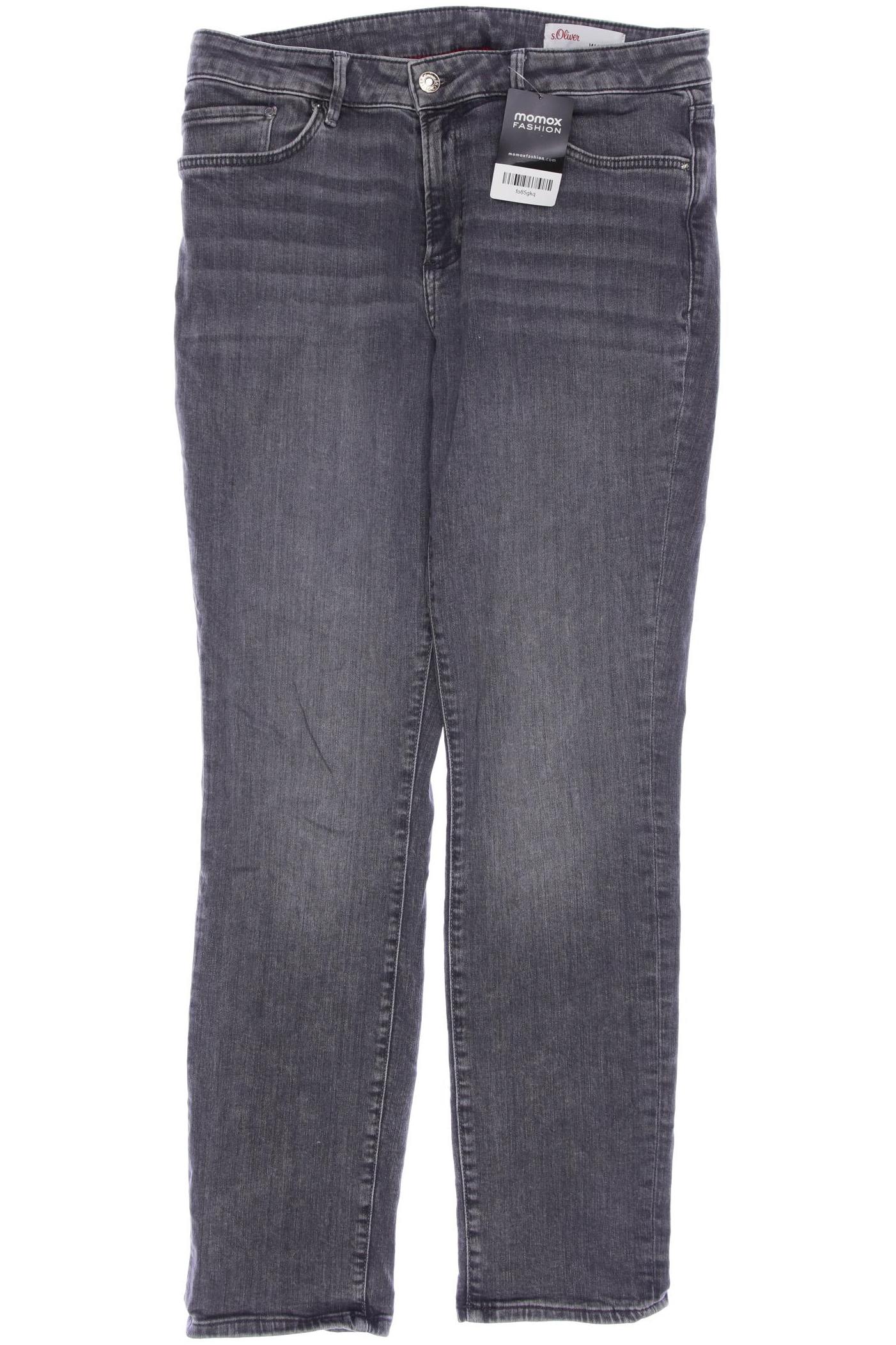 

s.Oliver Damen Jeans, grau