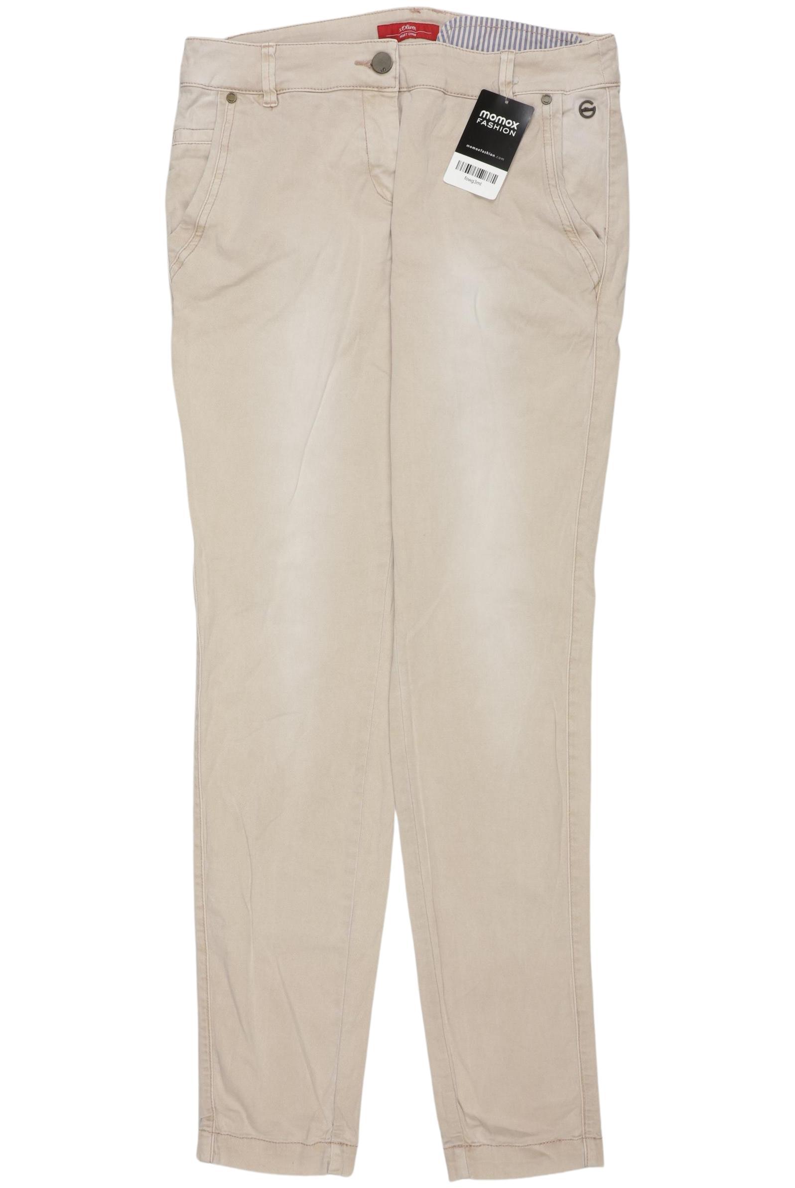 

s.Oliver Damen Stoffhose, beige, Gr. 34