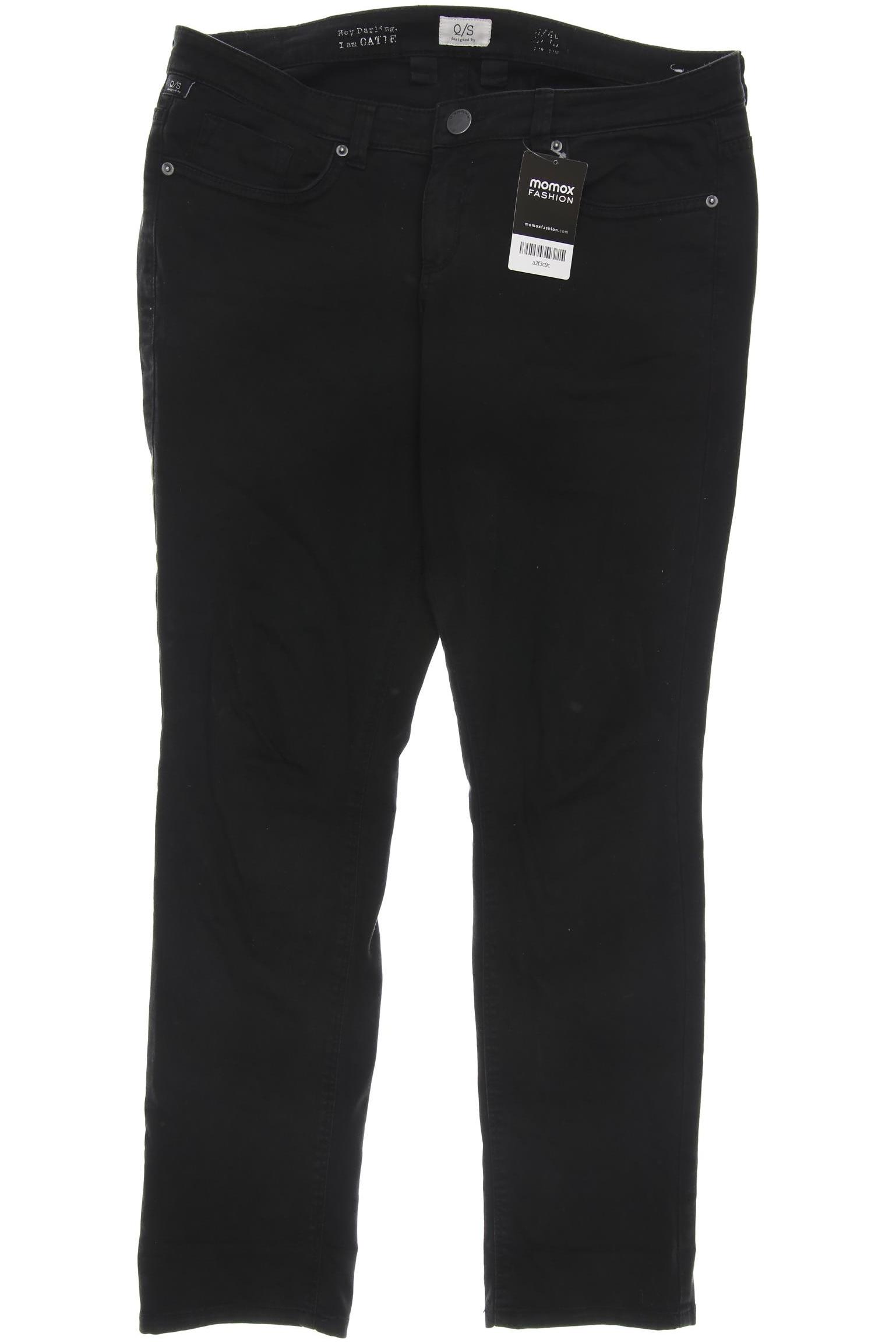 

s.Oliver Damen Jeans, schwarz