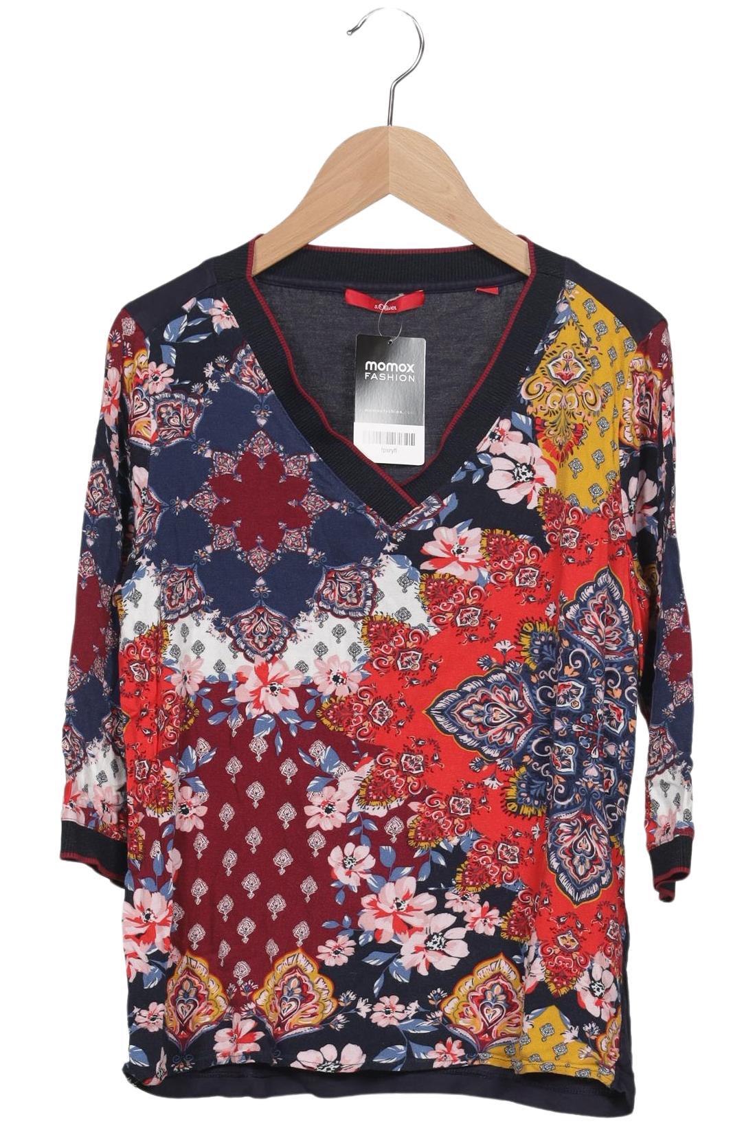 

s.Oliver Damen Langarmshirt, marineblau, Gr. 36