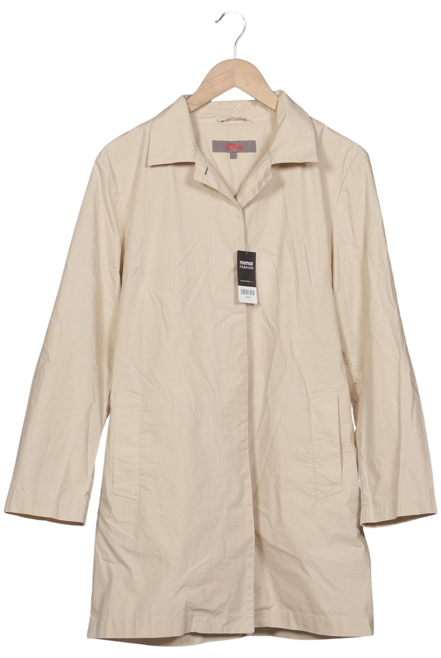 

s.Oliver Damen Mantel, beige, Gr. 40