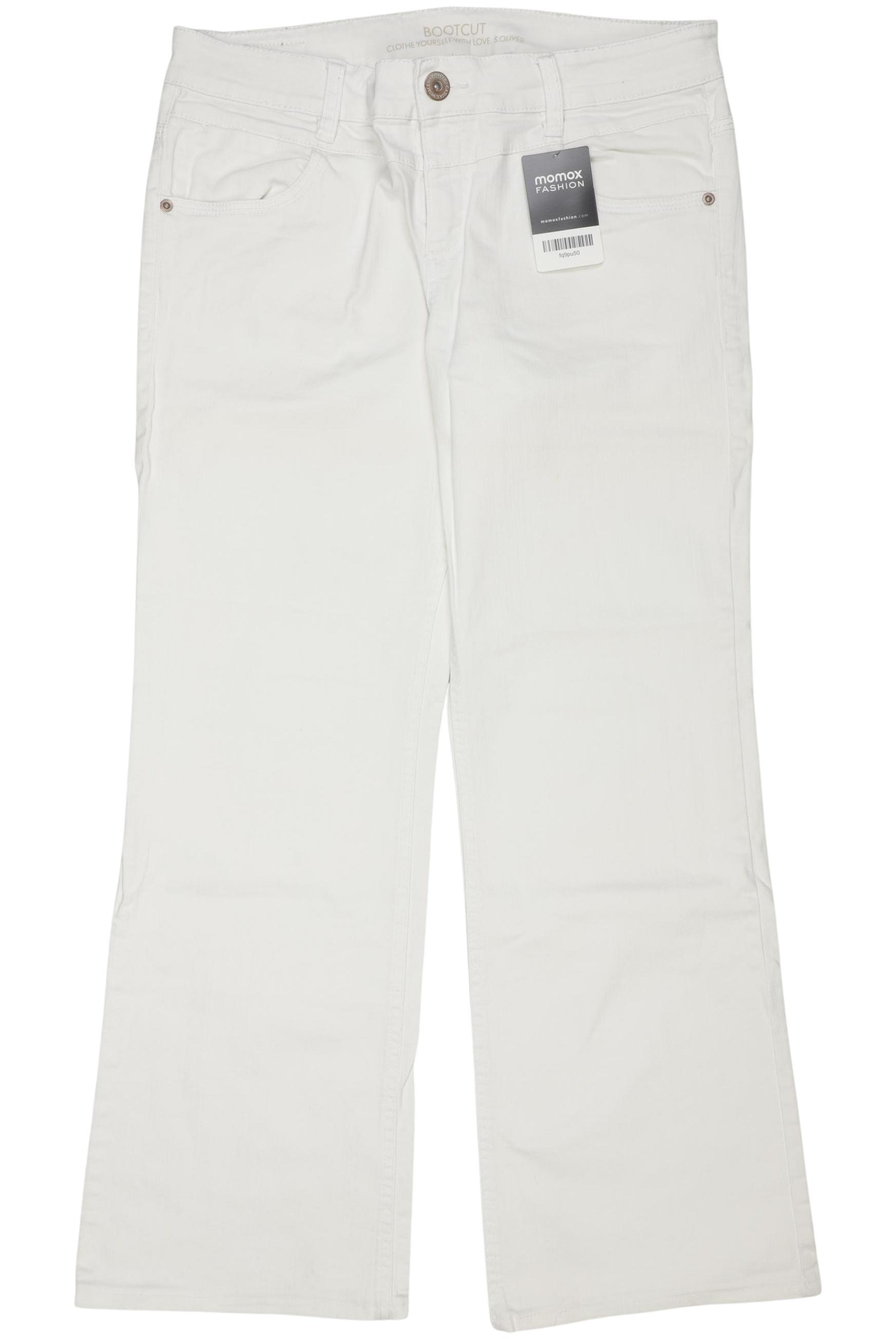 

s.Oliver Damen Jeans, weiß, Gr. 30