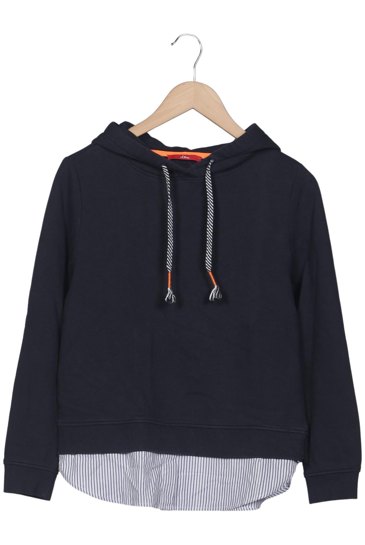 

s.Oliver Damen Kapuzenpullover, marineblau, Gr. 36