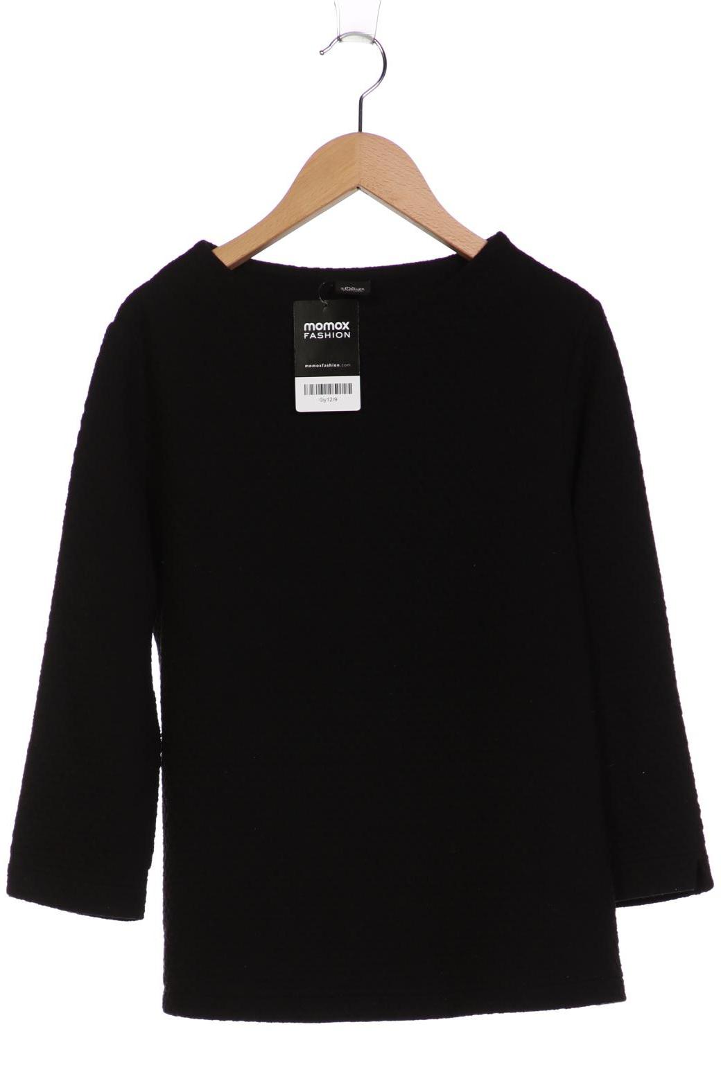 

s.Oliver Damen Sweatshirt, schwarz, Gr. 38