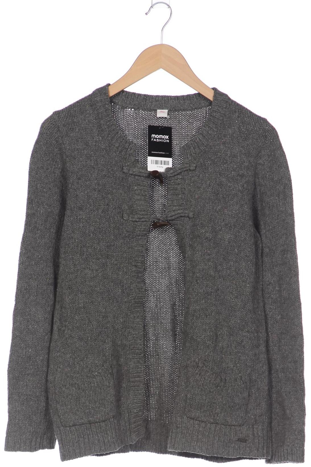 

s.Oliver Damen Strickjacke, grau, Gr. 42
