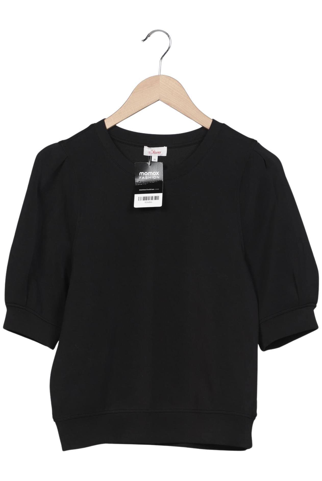 

s.Oliver Damen Sweatshirt, schwarz, Gr. 36