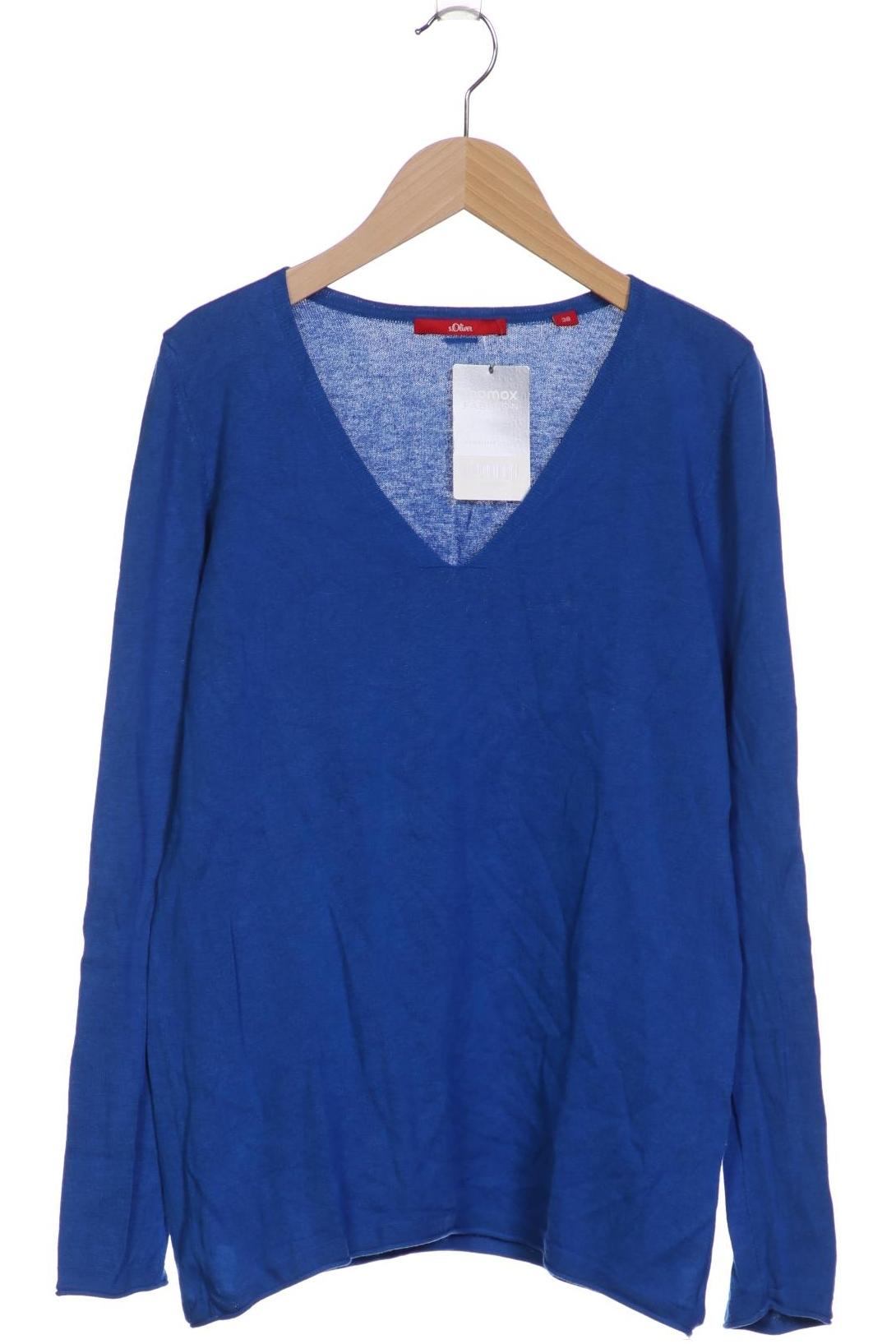 

s.Oliver Damen Pullover, blau, Gr. 38