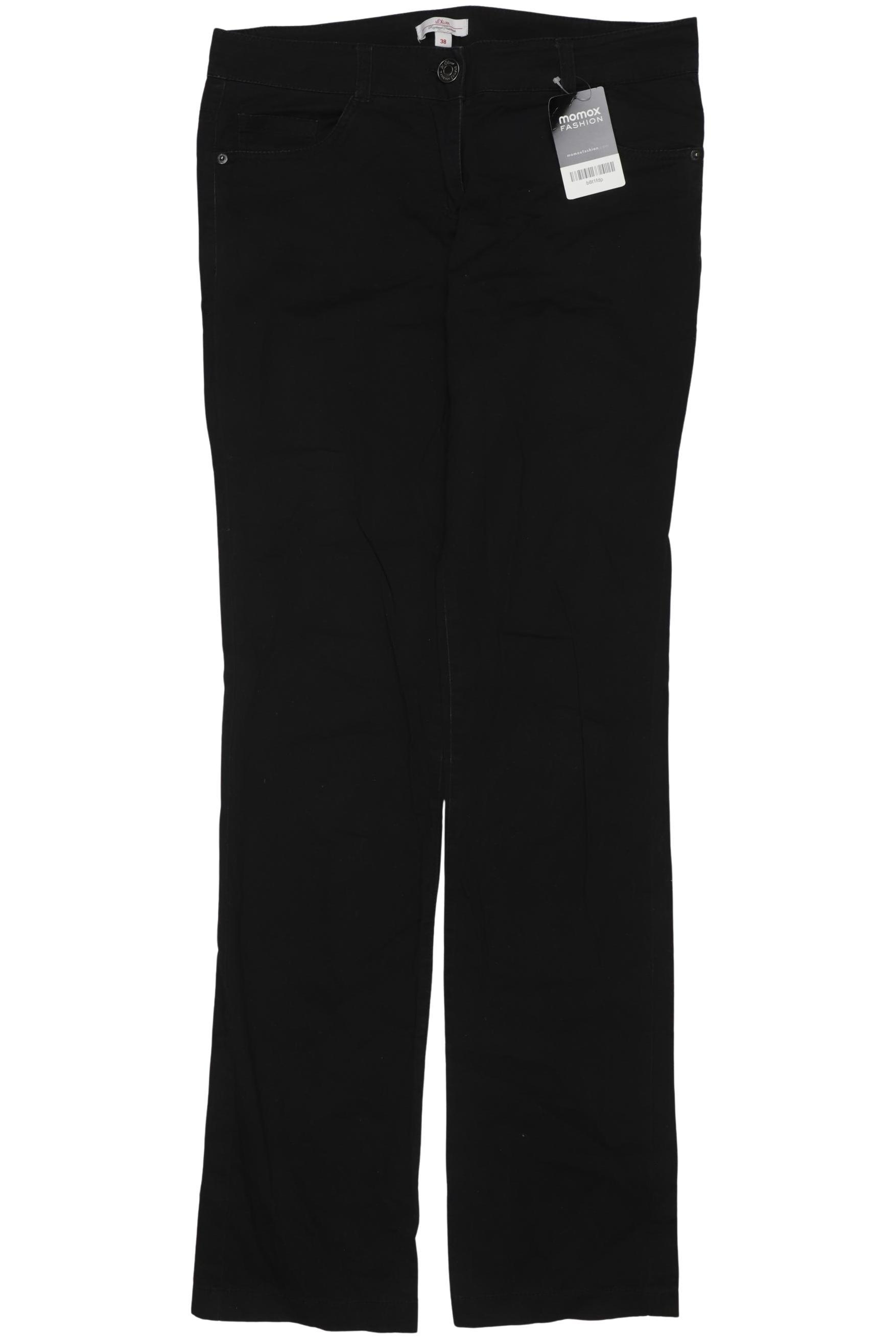 

s.Oliver Damen Stoffhose, schwarz, Gr. 38