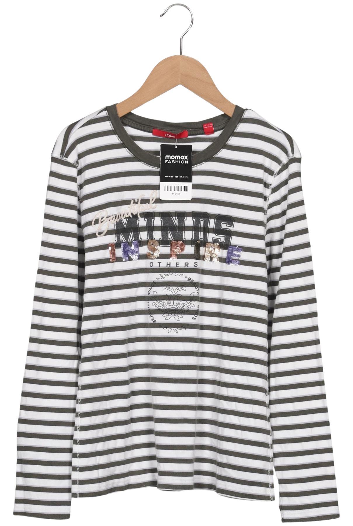 

s.Oliver Damen Langarmshirt, mehrfarbig, Gr. 38