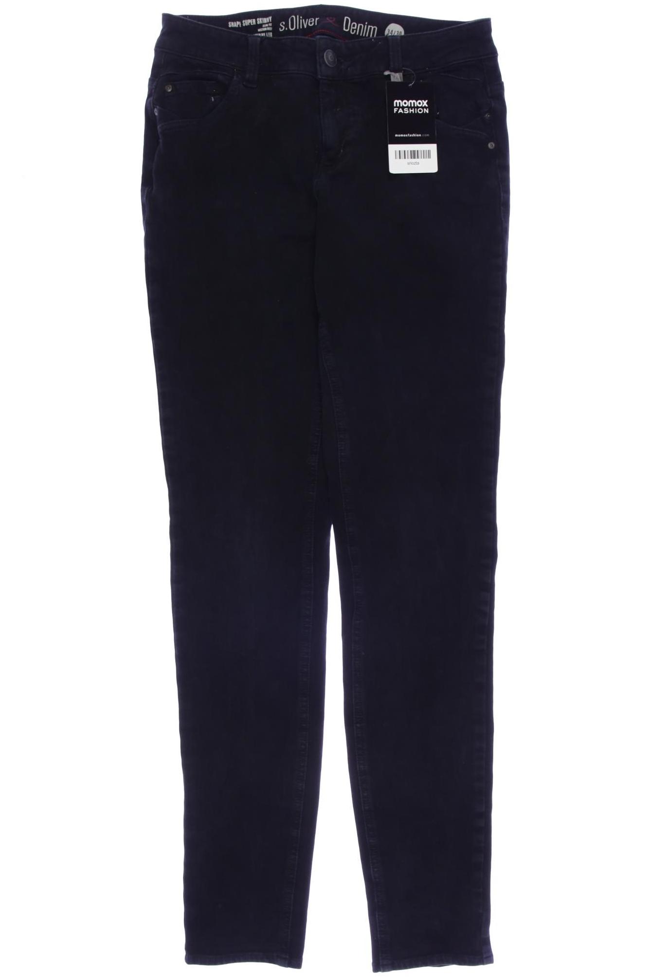 

s.Oliver Damen Jeans, schwarz, Gr. 34