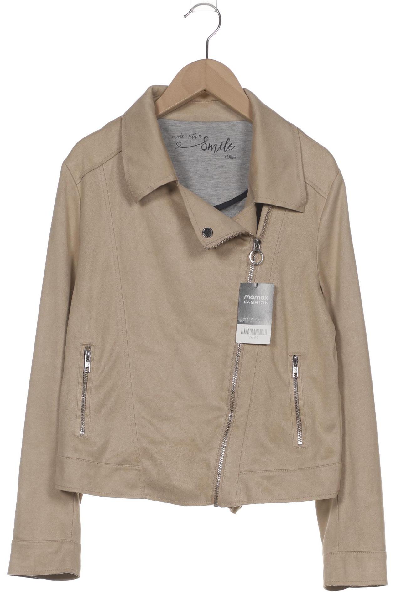 

s.Oliver Damen Jacke, beige, Gr. 40