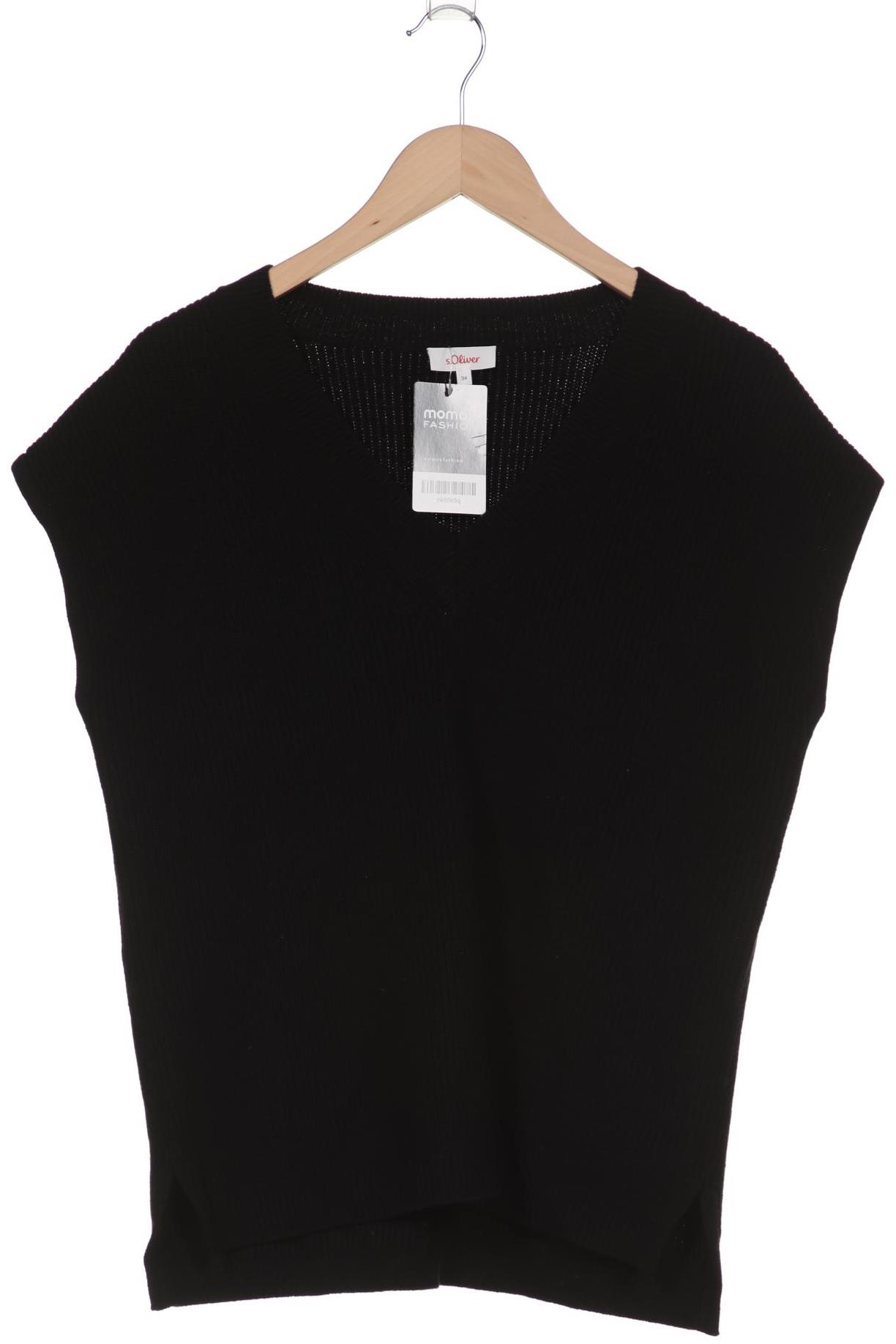 

s.Oliver Damen Pullover, schwarz, Gr. 34