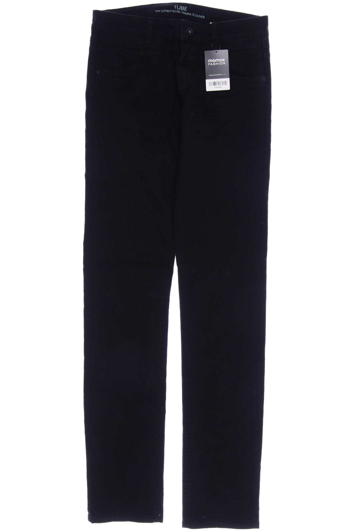 

s.Oliver Damen Jeans, schwarz