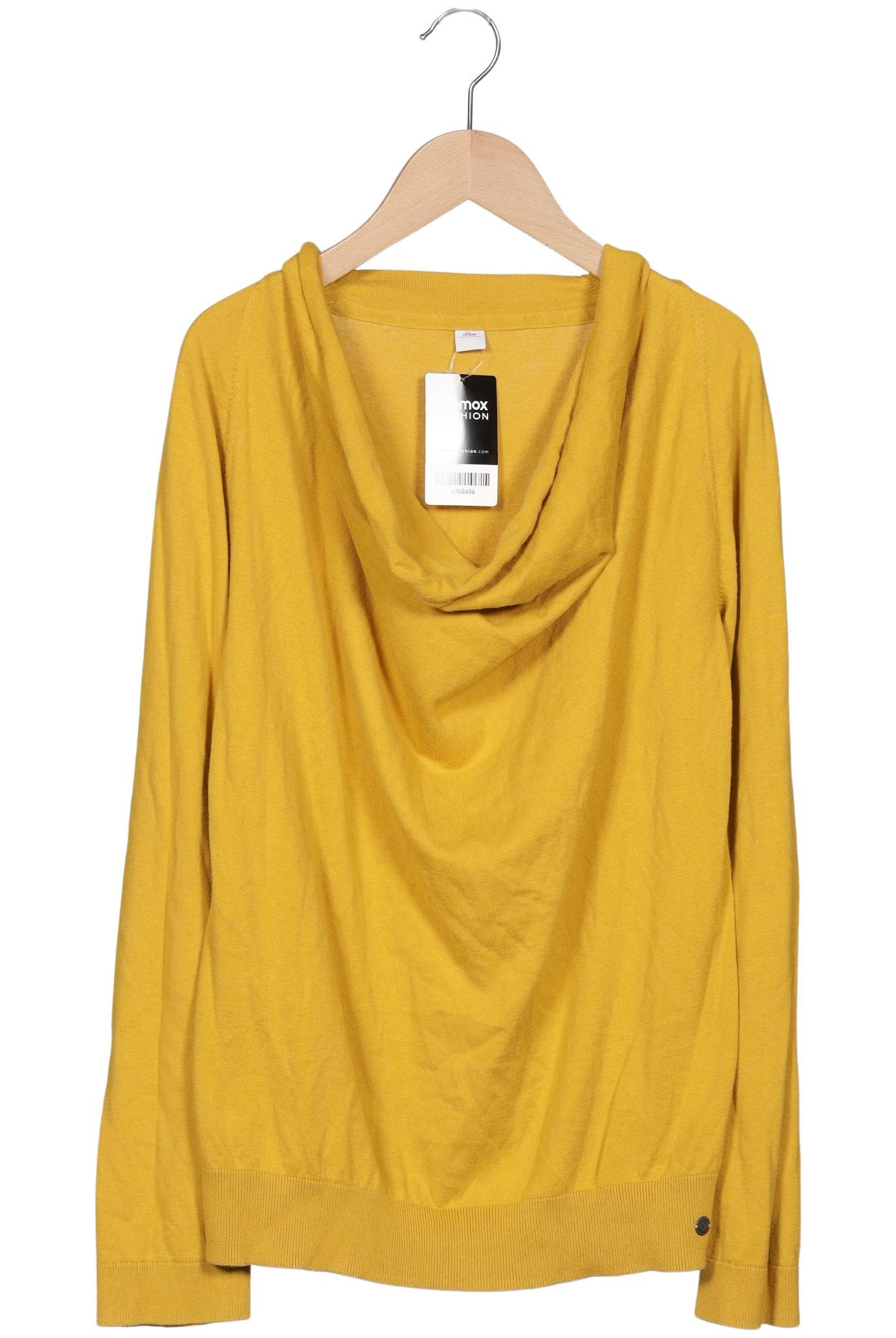

s.Oliver Damen Pullover, gelb, Gr. 42
