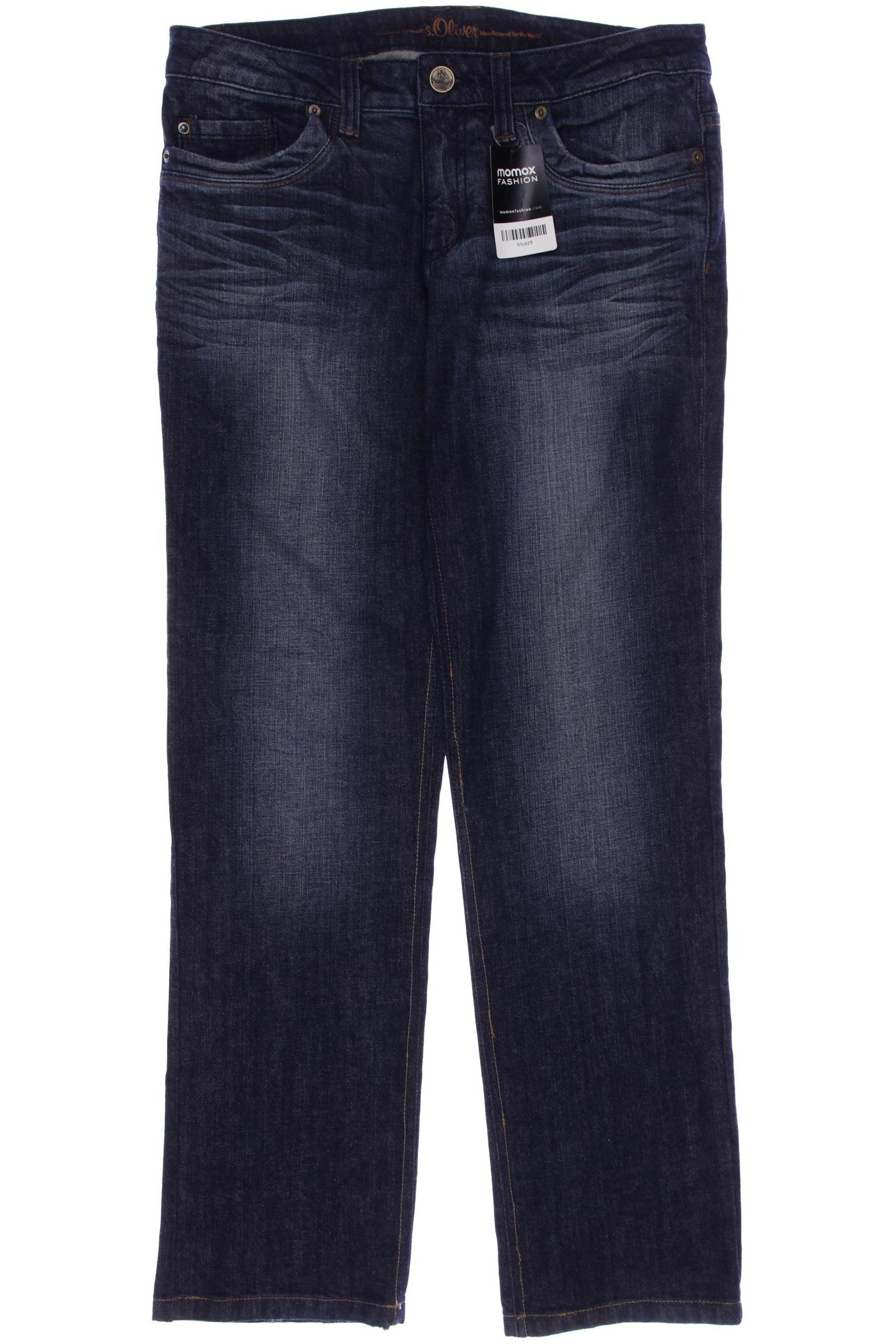 

s.Oliver Damen Jeans, marineblau